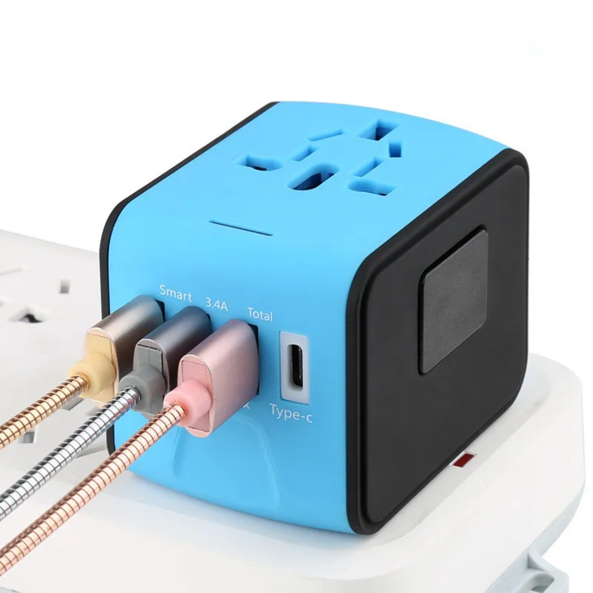 All-in-One Universal Travel Power Hub — Multi-Device Adapter