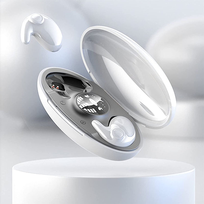 IPX5 Waterproof Wireless Earbuds — Lightweight Ergonomic Design, Low-Profile Sleep Comfort