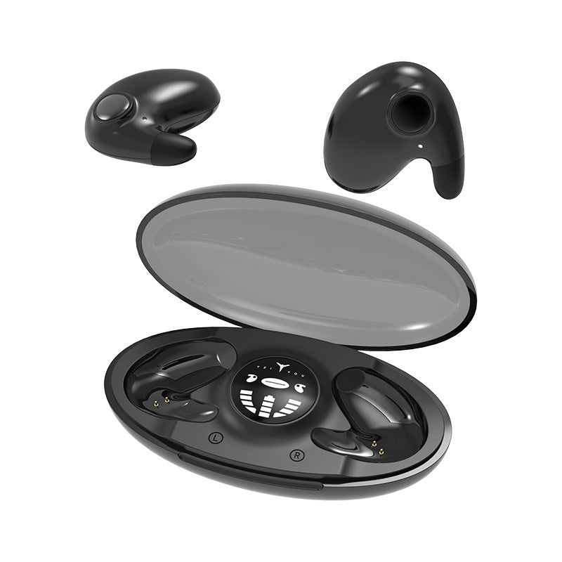 IPX5 Waterproof Wireless Earbuds — Lightweight Ergonomic Design, Low-Profile Sleep Comfort