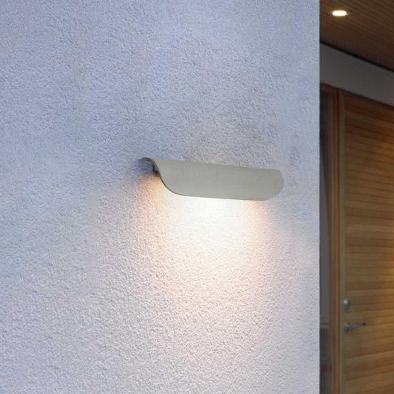 Caldera Exterior Wall Light With Curved Design And IP65 Rating
