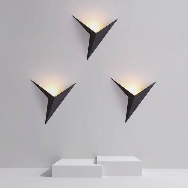 Lunari Nordic Origami Wall Light For A Modern Scandinavian Accent