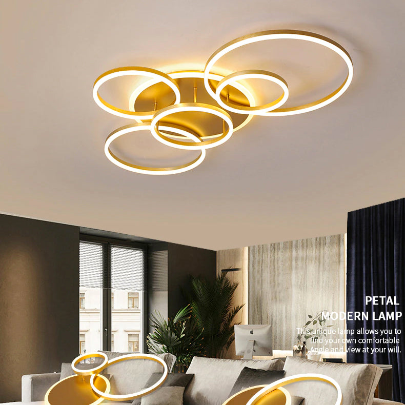 Krogvold taklampa — svävande ringdesign med LED