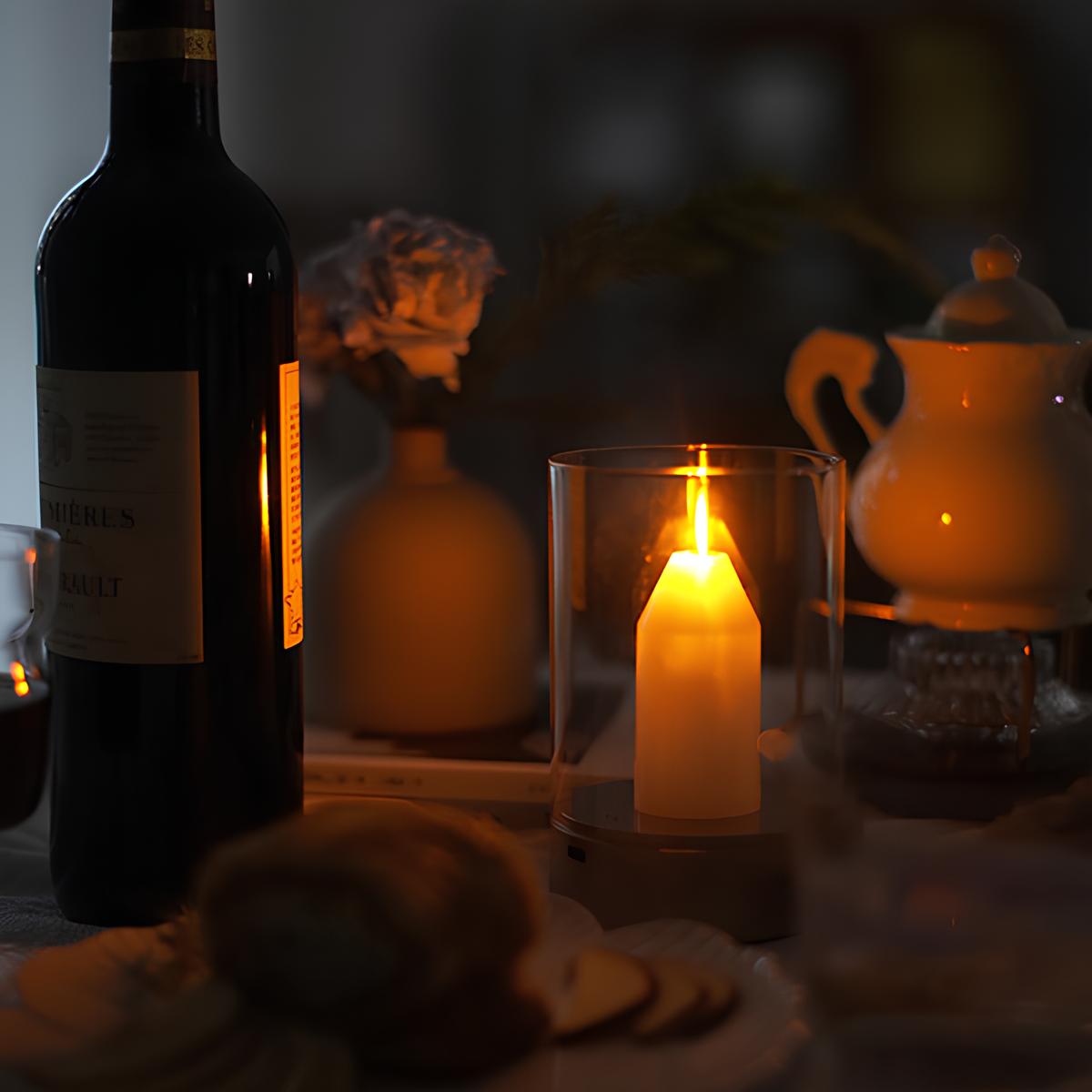 Świeca LED Luminara z gestowym sterowaniem — bezdotykowe oświetlenie