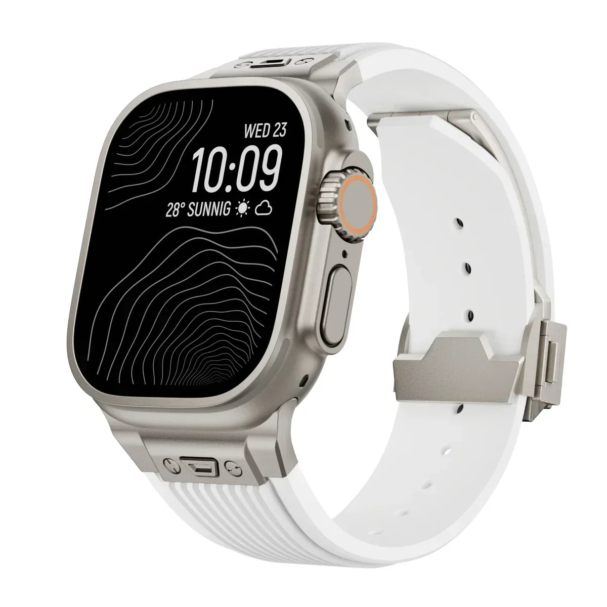 HB-Silikonarmband für die Apple Watch — 49 mm, 46 mm, 45 mm, 44 mm, 42 mm