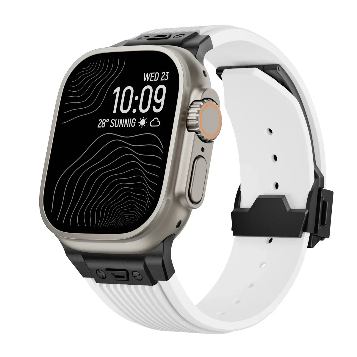 HB-Silikonarmband für die Apple Watch — 49 mm, 46 mm, 45 mm, 44 mm, 42 mm
