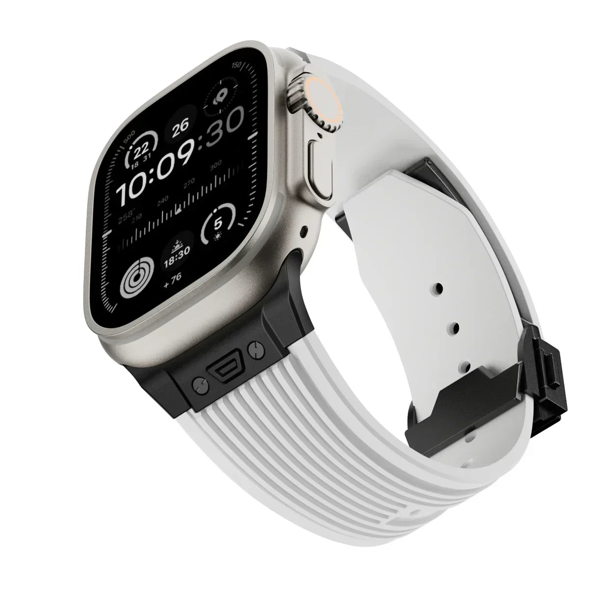 HB-Silikonarmband für die Apple Watch — 49 mm, 46 mm, 45 mm, 44 mm, 42 mm