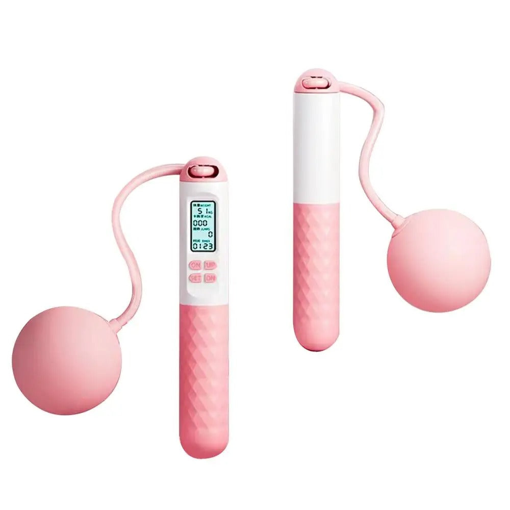 AeroFlex Cordless Weighted Jump Rope — Digital Counter