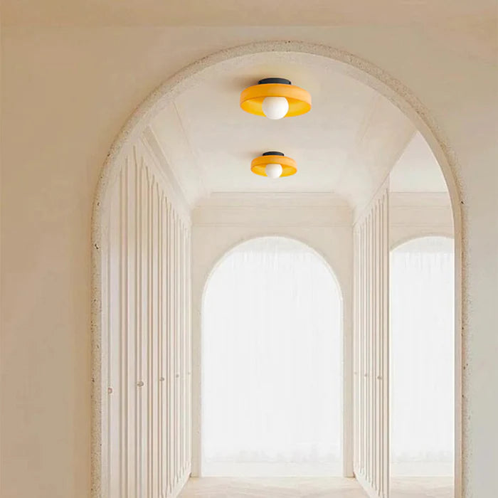 Plafoniera rotonda moderna — lampada decorativa elegante