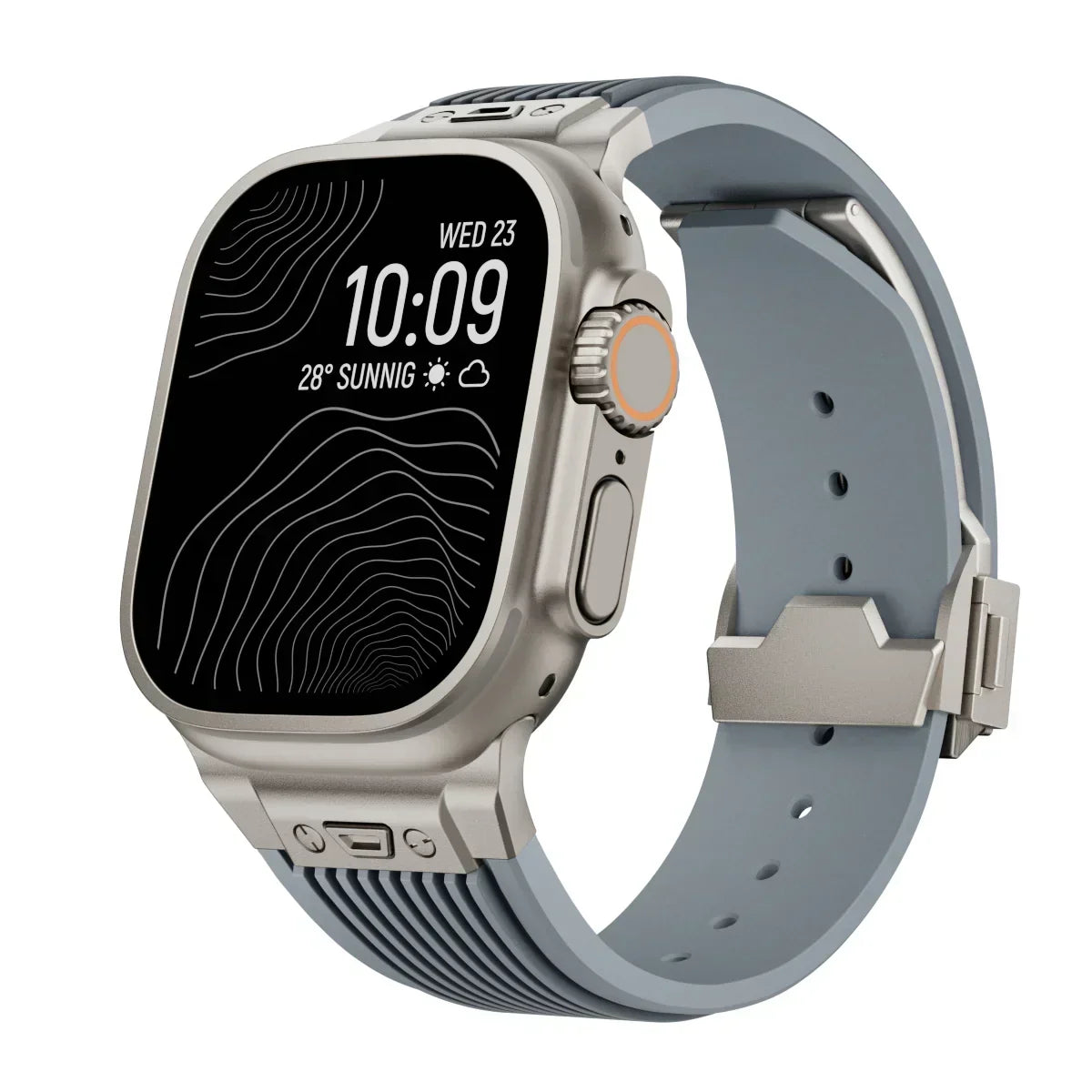 HB-Silikonarmband für die Apple Watch — 49 mm, 46 mm, 45 mm, 44 mm, 42 mm