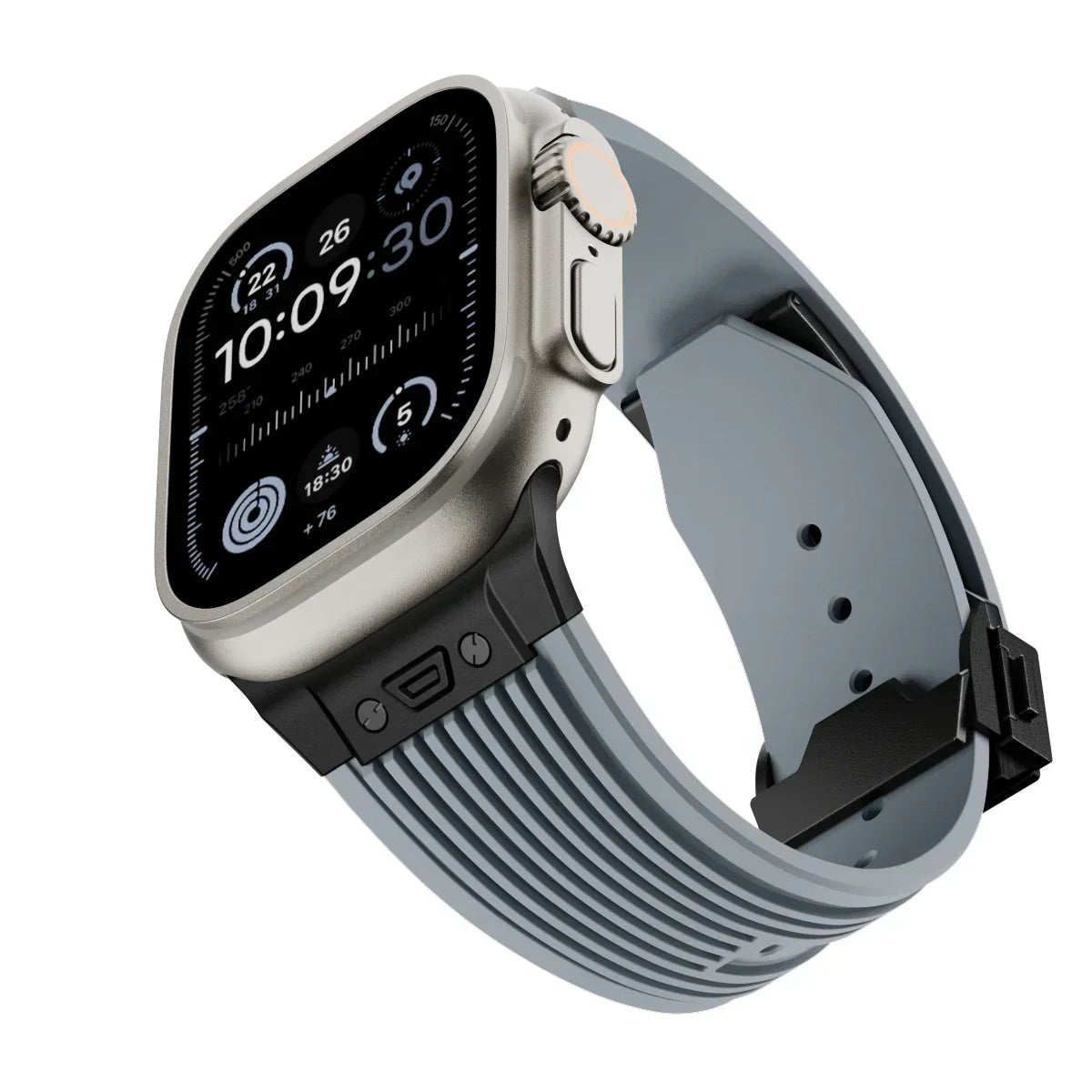 HB-Silikonarmband für die Apple Watch — 49 mm, 46 mm, 45 mm, 44 mm, 42 mm