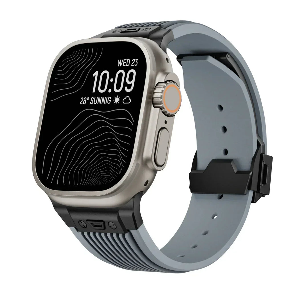 HB-Silikonarmband für die Apple Watch — 49 mm, 46 mm, 45 mm, 44 mm, 42 mm