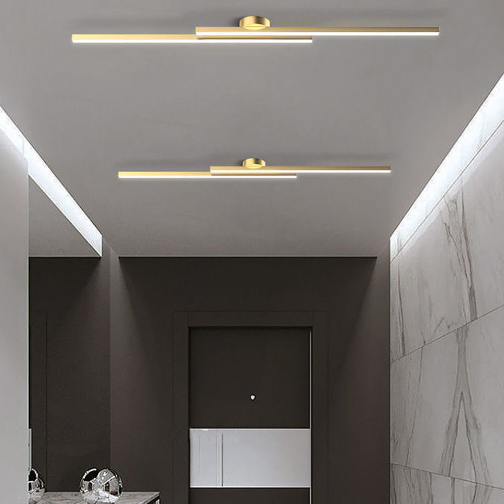 LumenVale Minimalistyczna aluminiowa lampa sufitowa LED — montaż półprzylegający, średnica 60 cm