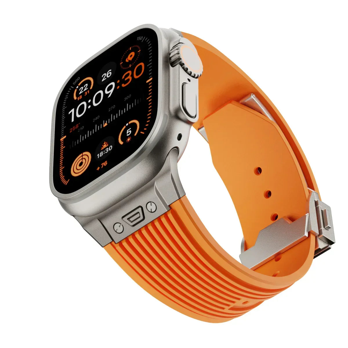 HB-Silikonarmband für die Apple Watch — 49 mm, 46 mm, 45 mm, 44 mm, 42 mm