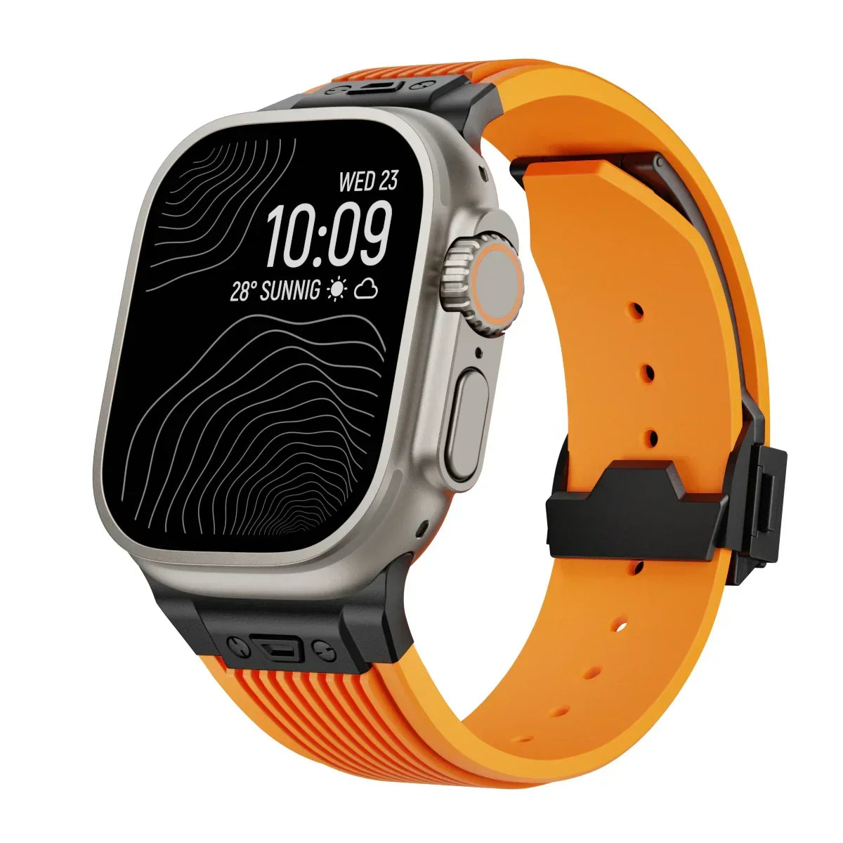 HB-Silikonarmband für die Apple Watch — 49 mm, 46 mm, 45 mm, 44 mm, 42 mm