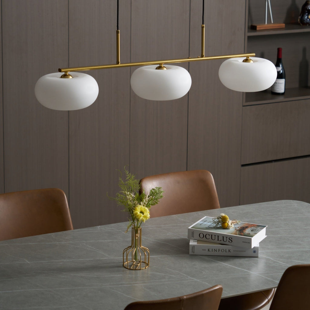 Astrae elegante Glas Pendelleuchte für moderne Küchenräume