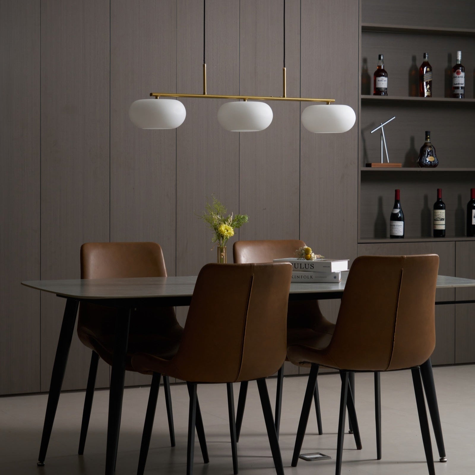 Astrae elegante Glas Pendelleuchte für moderne Küchenräume