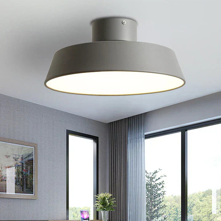 Velora Slim LED Ceiling Light With Nordic Round Design Aesthetic