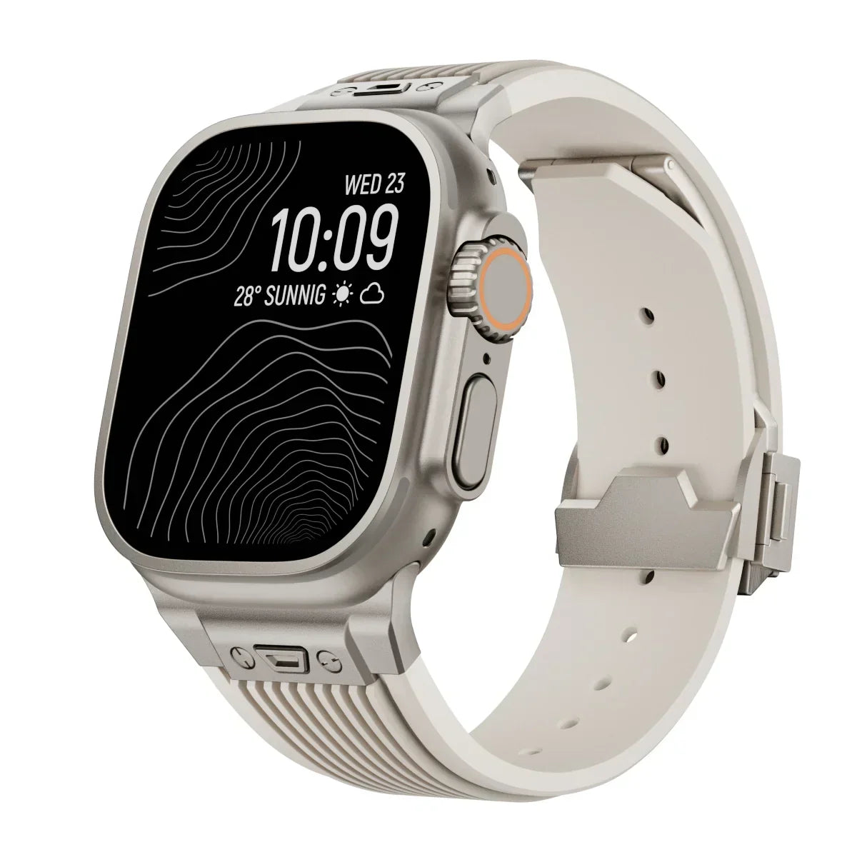 HB-Silikonarmband für die Apple Watch — 49 mm, 46 mm, 45 mm, 44 mm, 42 mm