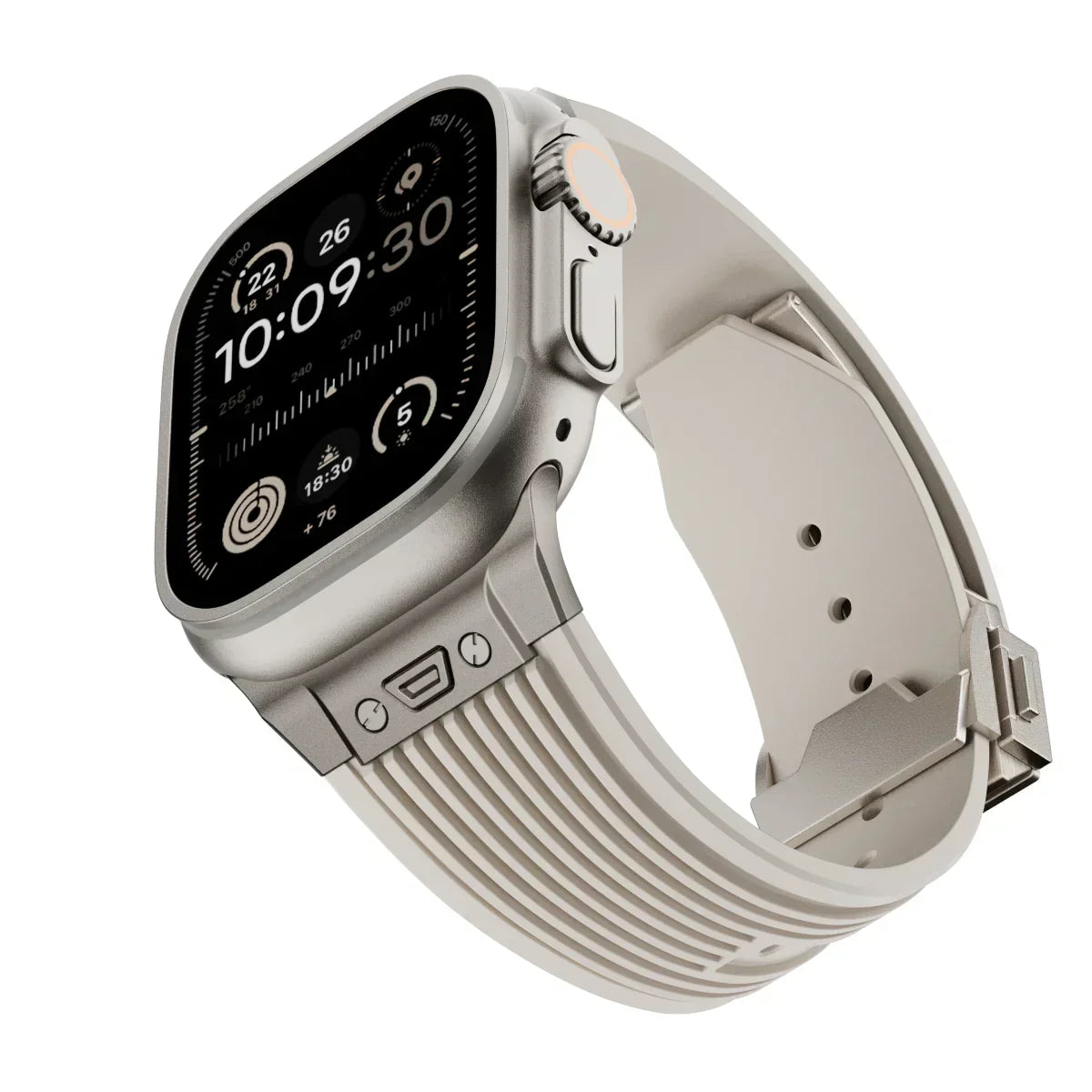 HB-Silikonarmband für die Apple Watch — 49 mm, 46 mm, 45 mm, 44 mm, 42 mm
