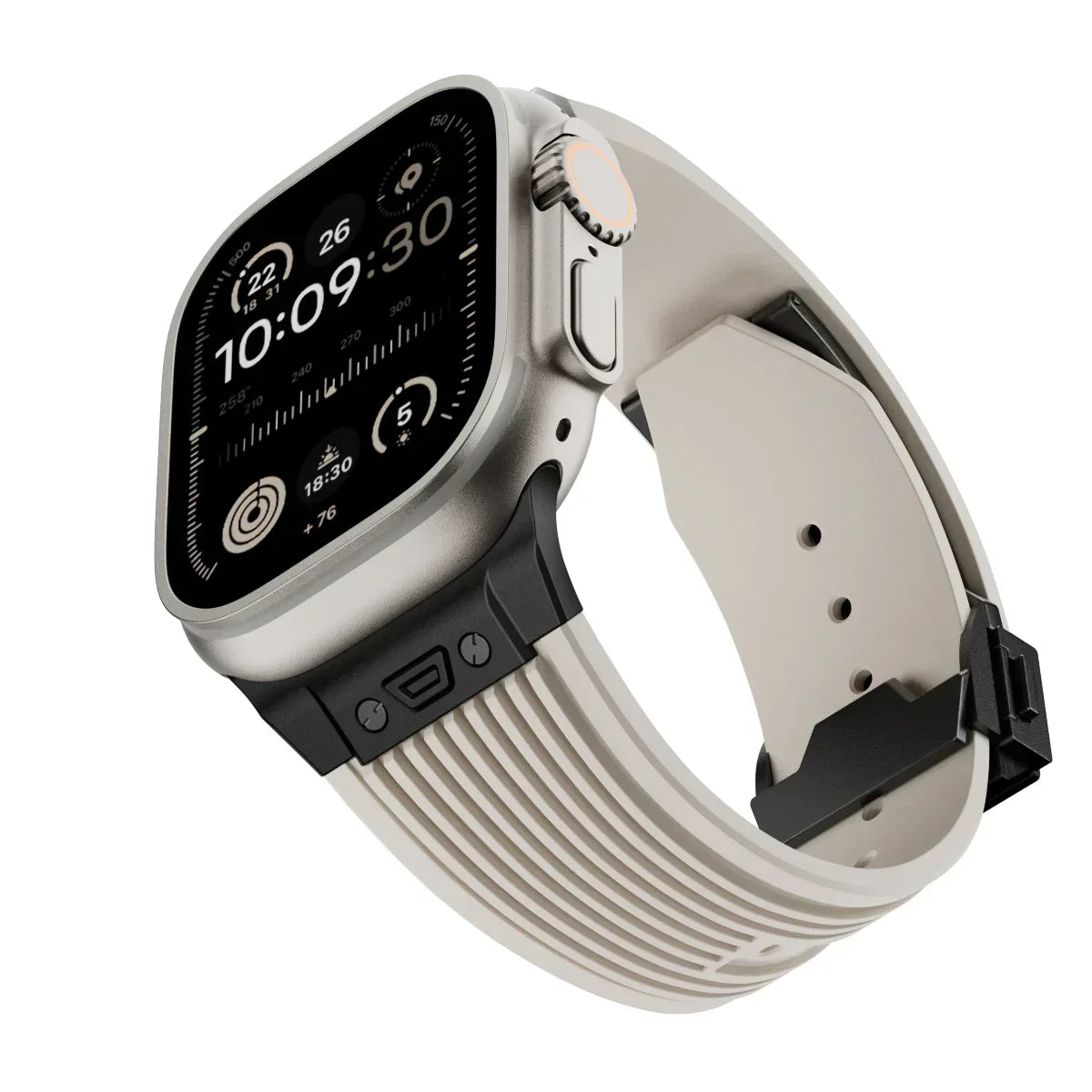 HB-Silikonarmband für die Apple Watch — 49 mm, 46 mm, 45 mm, 44 mm, 42 mm
