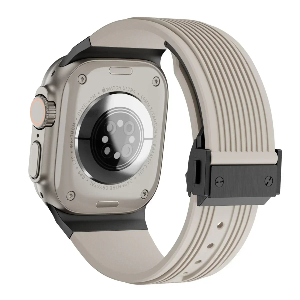 HB-Silikonarmband für die Apple Watch — 49 mm, 46 mm, 45 mm, 44 mm, 42 mm