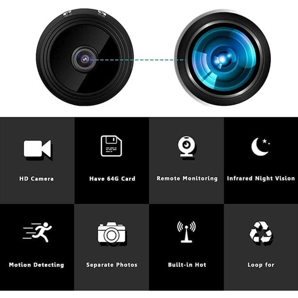 Compact Wireless Magnetic Camera with Real-Time Audio & Video Streaming | Filindra