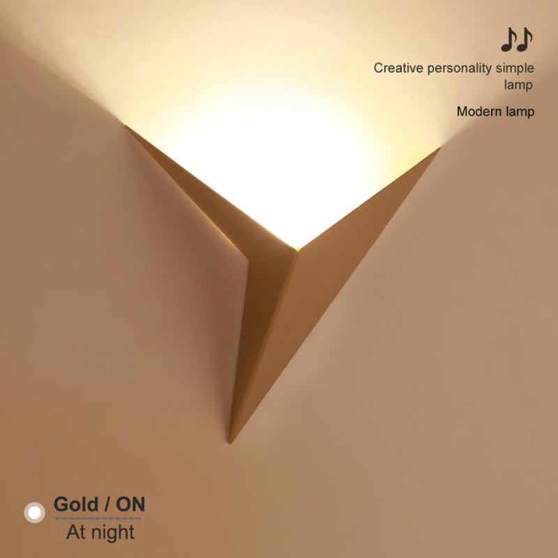 Lunari Nordic Origami Wall Light For A Modern Scandinavian Accent