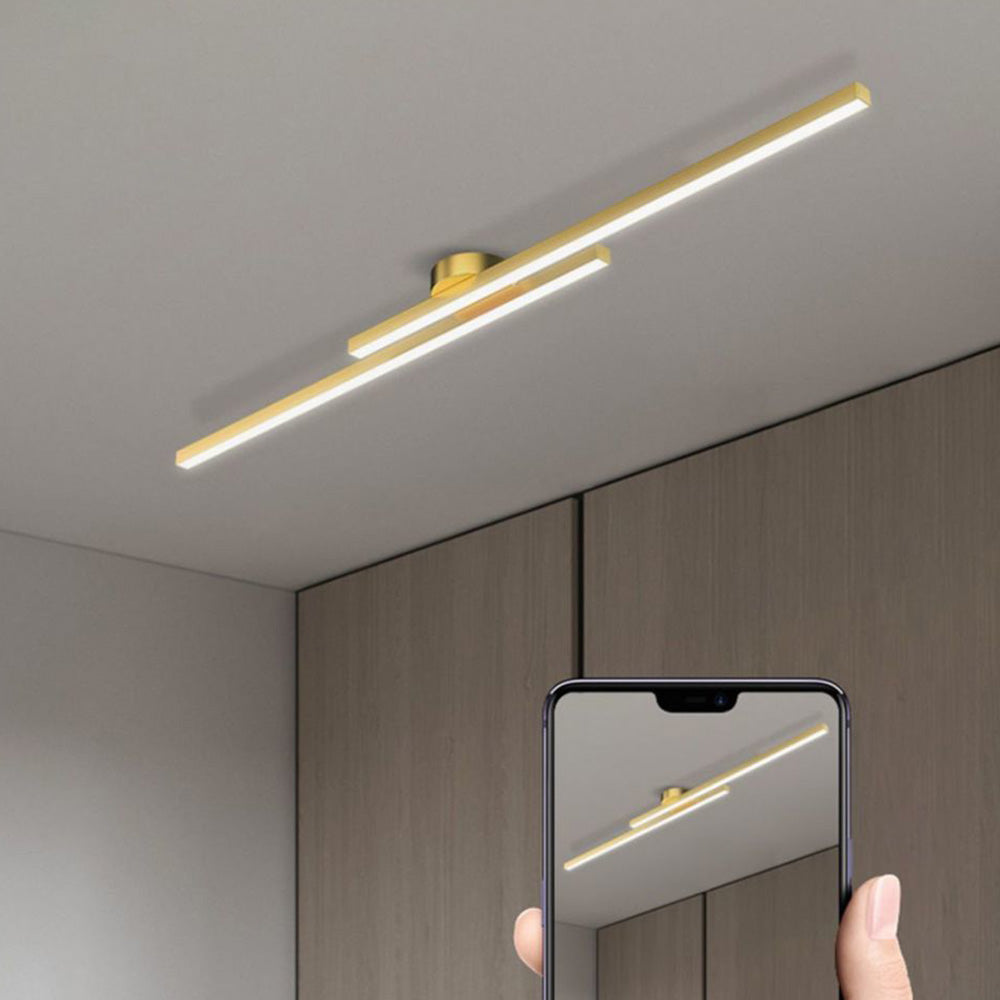 LumenVale Minimalistyczna aluminiowa lampa sufitowa LED — montaż półprzylegający, średnica 60 cm