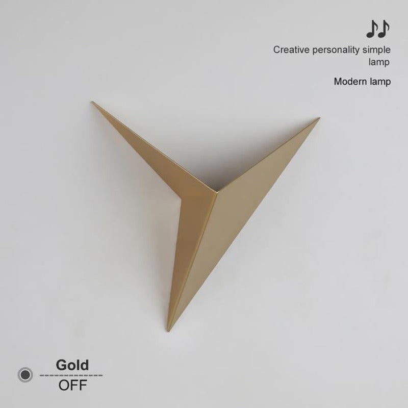 Lunari Nordic Origami Wall Light For A Modern Scandinavian Accent