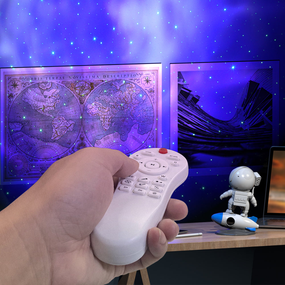 Astronaut-sterrenprojector voor het heelal — 4K-licht, Bluetooth-luidspreker