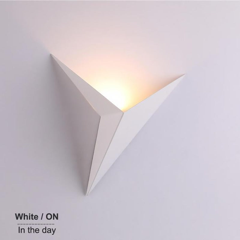 Lunari Nordic Origami Wall Light For A Modern Scandinavian Accent