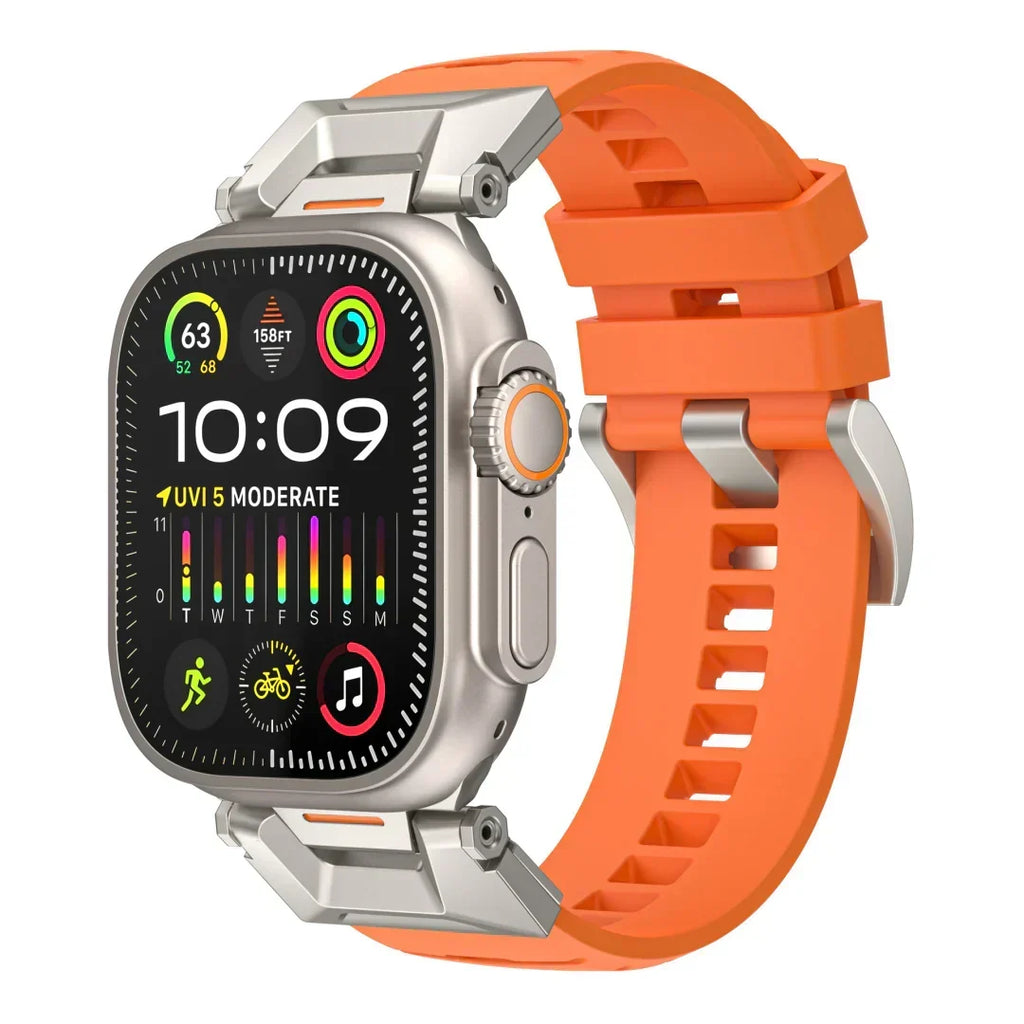 Fluorkautschuk-Ersatzarmband für die Apple Watch — Verstellbar auf 130–230mm
