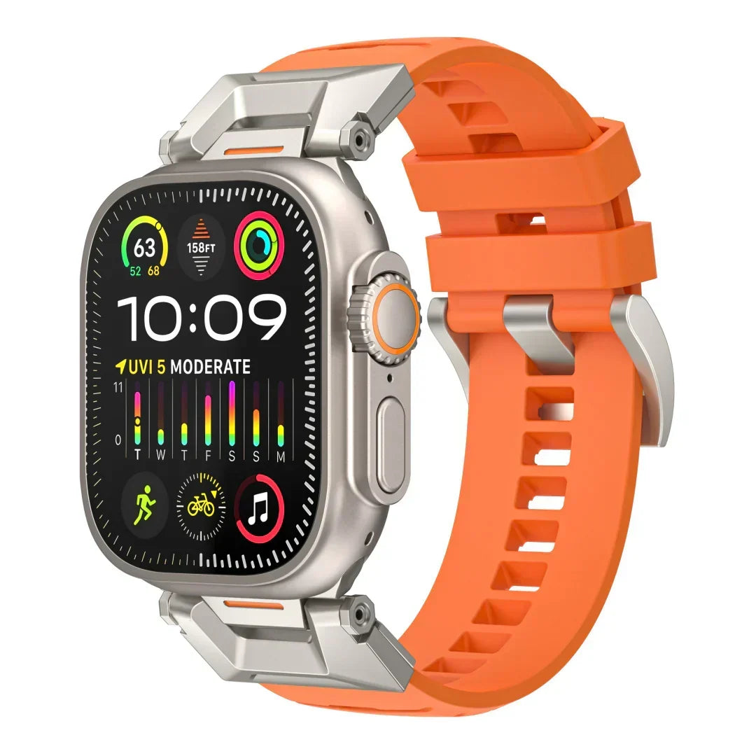 Fluorkautschuk-Ersatzarmband für die Apple Watch — Verstellbar auf 130–230mm