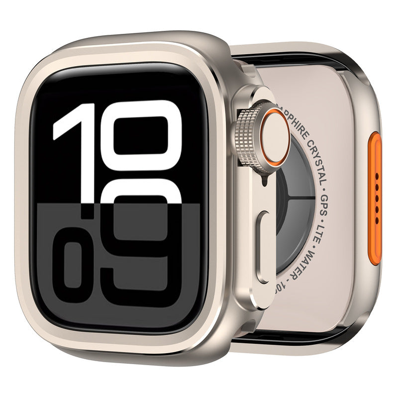 Poliertes Metallschutzgehäuse für Apple Watch Ultra 2/1, 49 mm