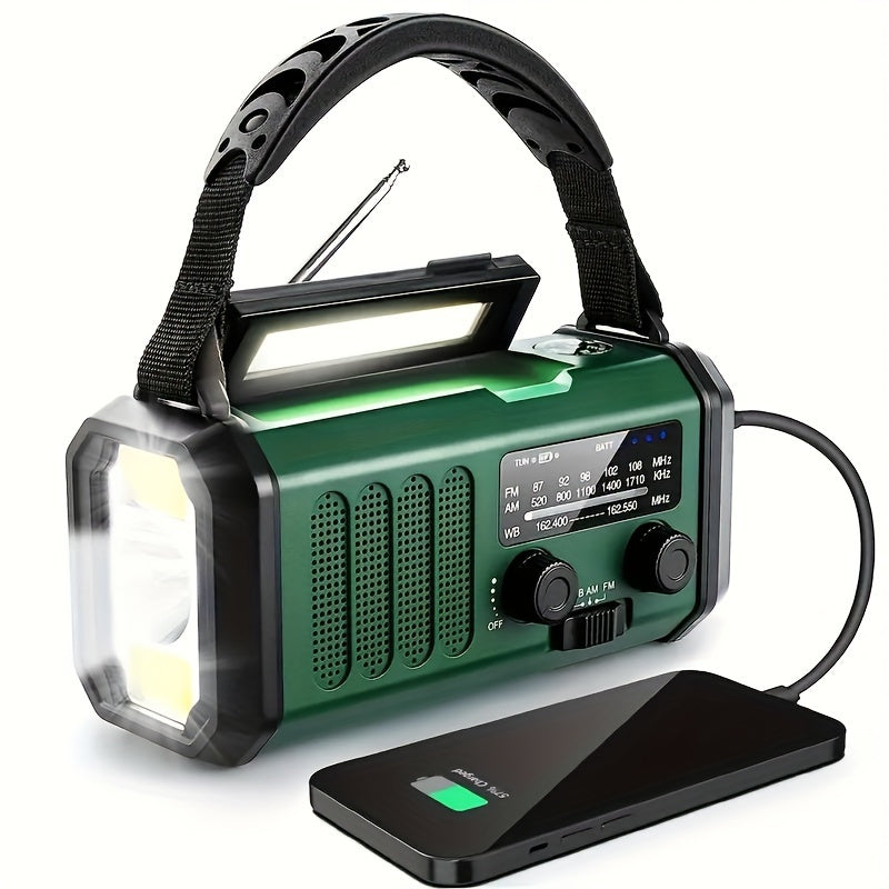 Sandsberg NL Sustainable Emergency Radio — Flashlight, USB Charging