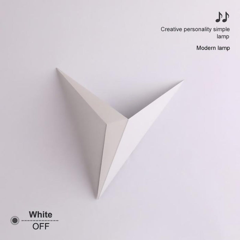 Lunari Nordic Origami Wall Light For A Modern Scandinavian Accent