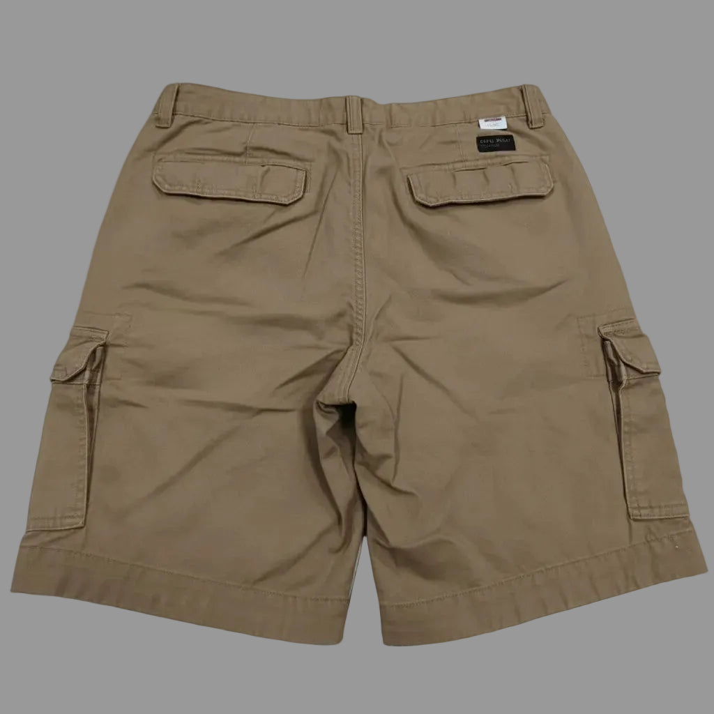 Functional Lightweight Cargo Shorts — Multi-Pocket Layout, Relaxed Cut