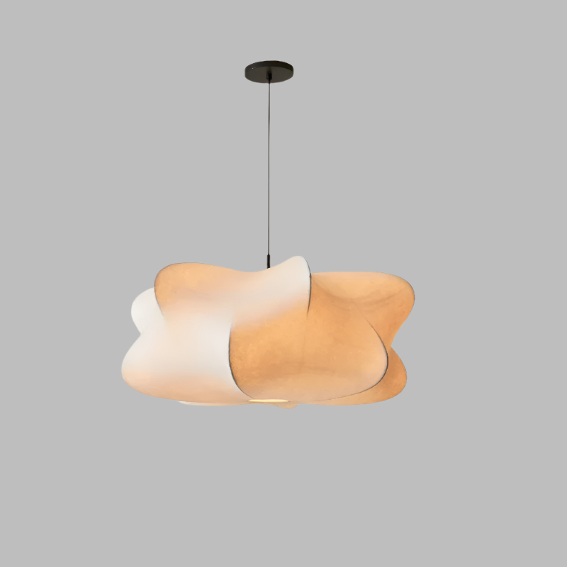 SimpliciteChic japansk silkependellampa — wabi-sabi-design