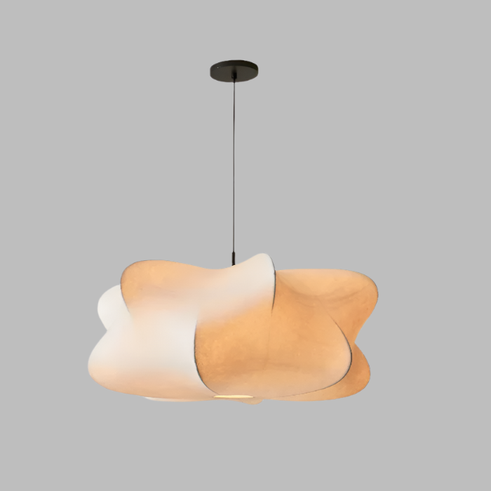 SimpliciteChic japansk silkependellampa — wabi-sabi-design