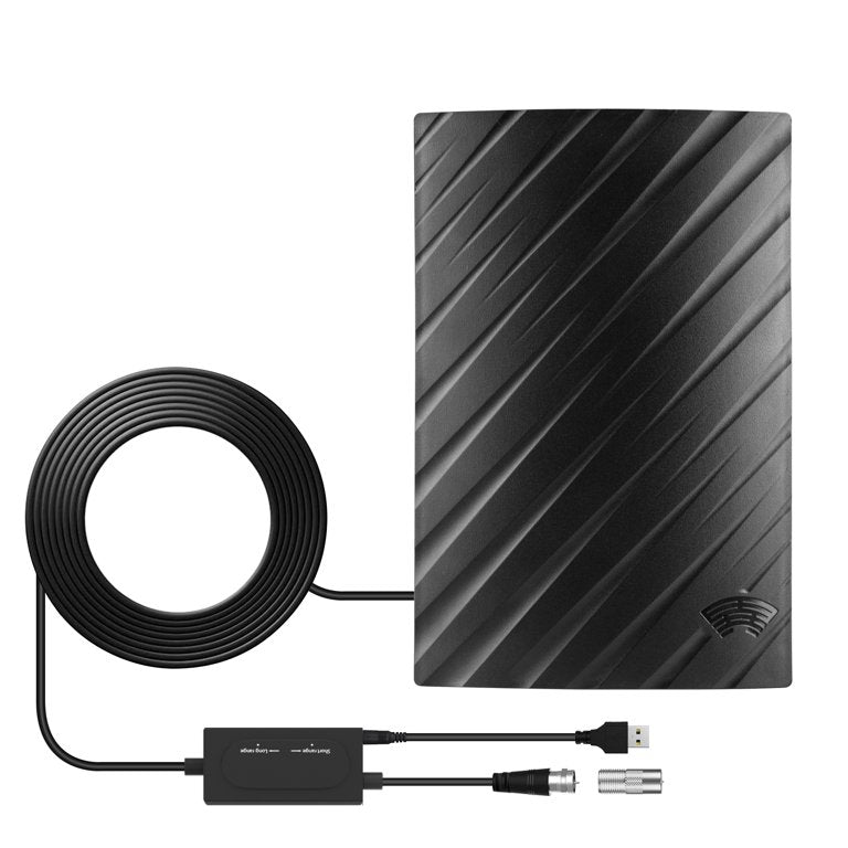 Digitale Indoor-4K-HDTV-Antenne – große Reichweite, 600 Miles