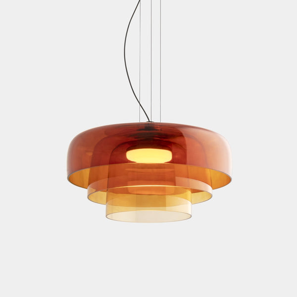 FjordLumen Glass Pendant Lamp — Distinctive Handcrafted Ceiling Light Fixture