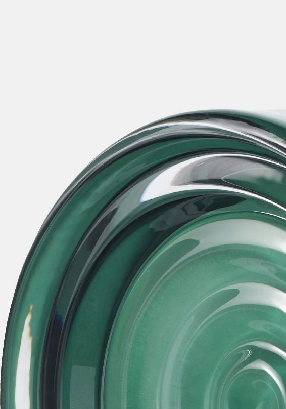 Applique da parete TML Ripple – vetro temperato IP65, interruttore touch, E14