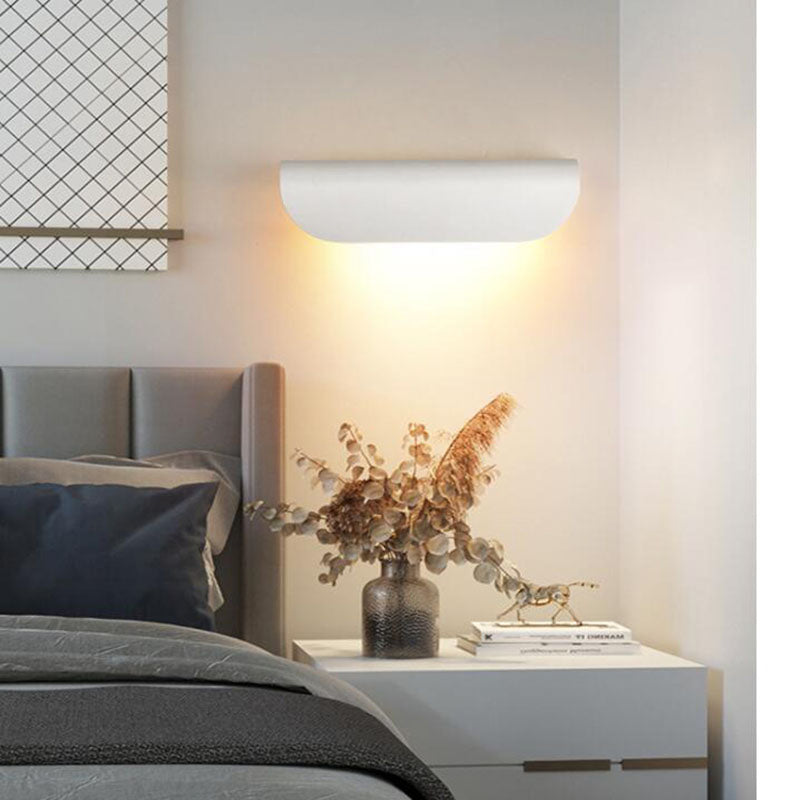 Caldera Exterior Wall Light With Curved Design And IP65 Rating