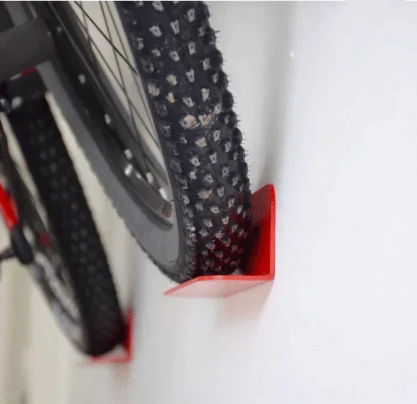 Porte-vélos mural haut de gamme — Support horizontal peu encombrant