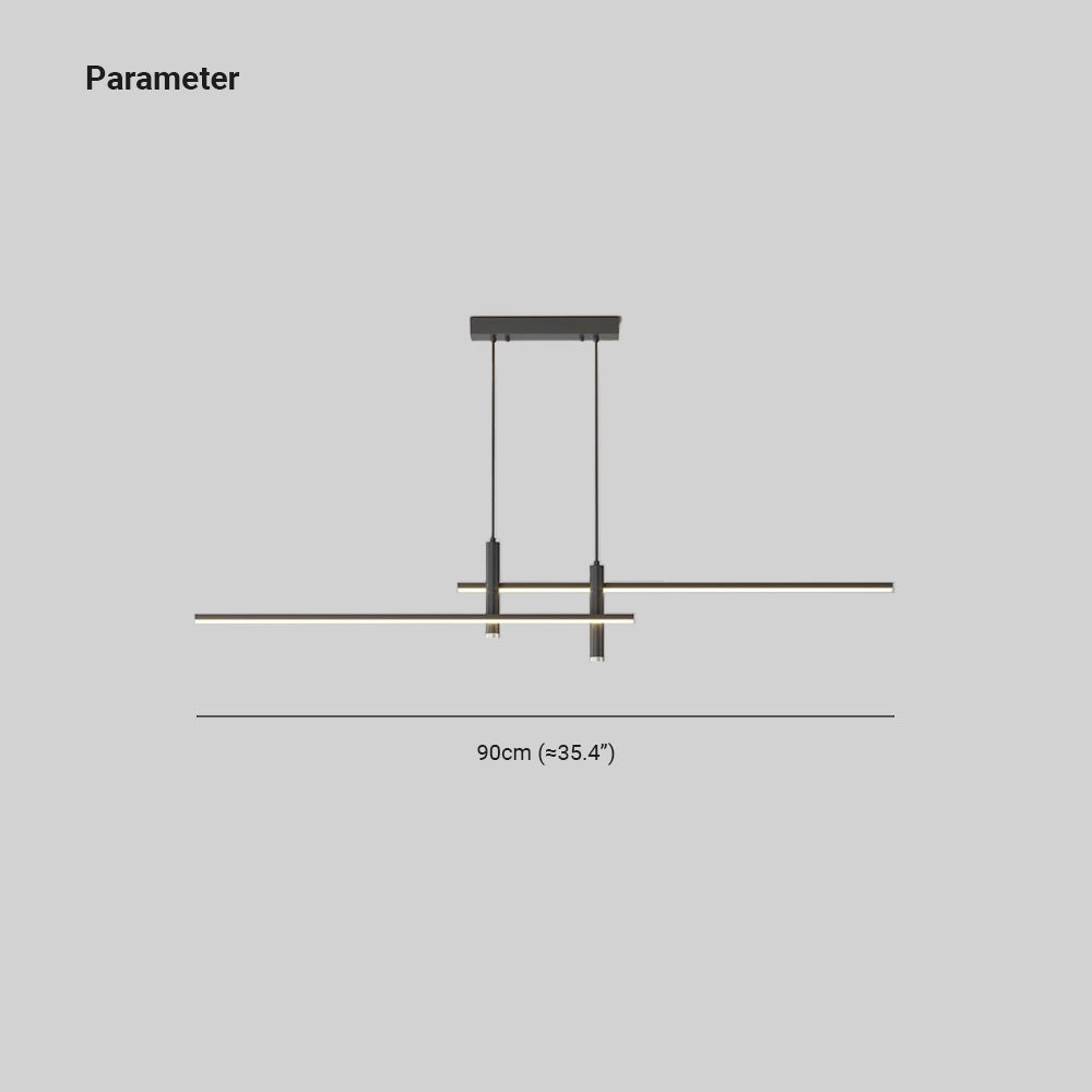 Nexa linjär pendellampa — minimalistisk spotlightarmatur
