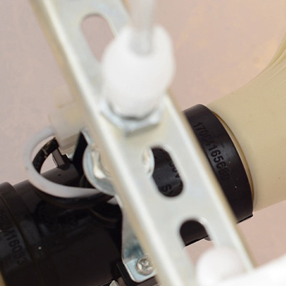Lampă suspendată LED Minori cu design în formă de nor — PVC/bumbac, albă