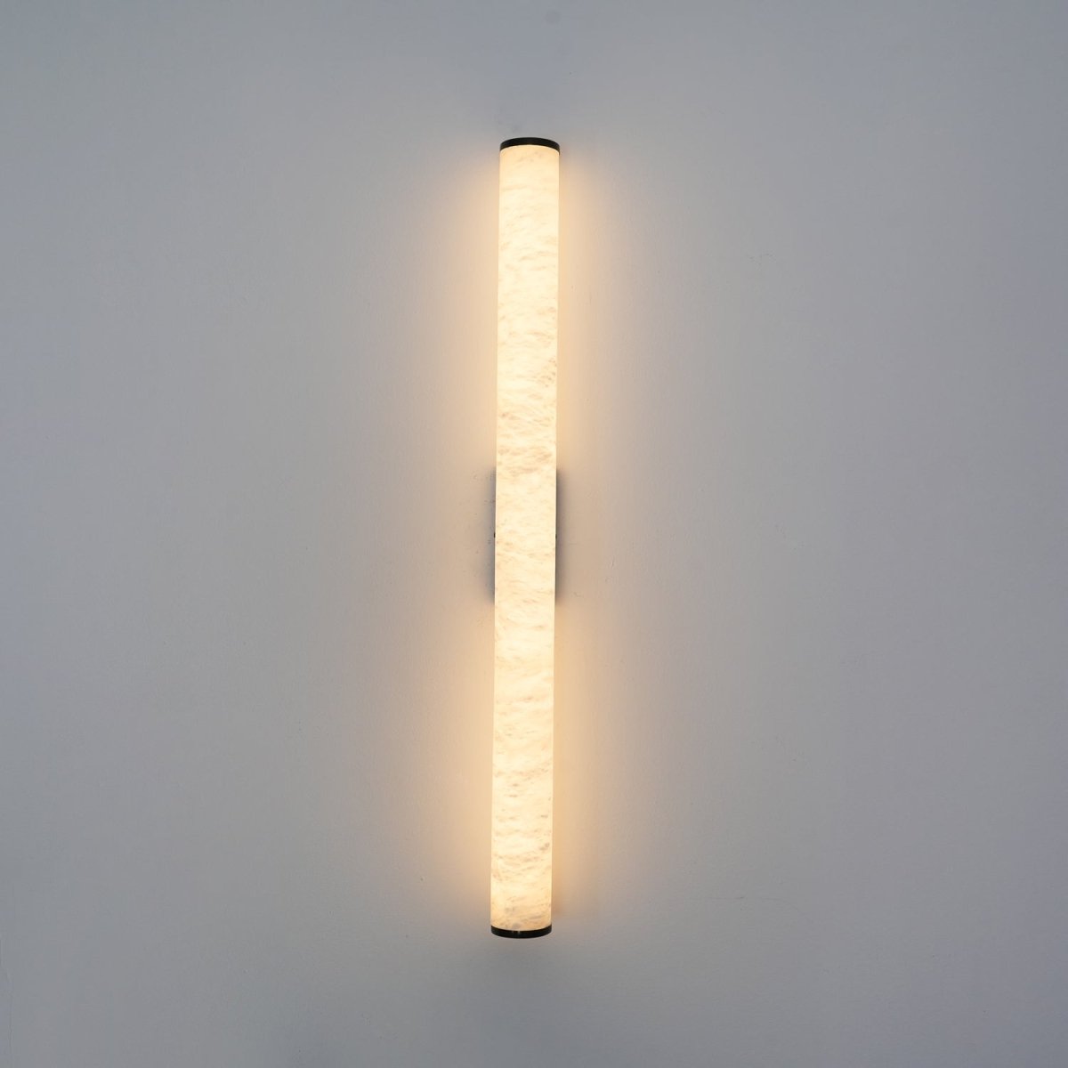 1 Light LED Wall Sconce — Alabaster Tube Shade