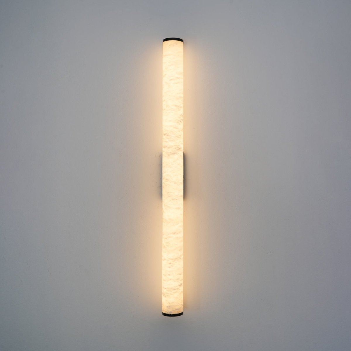 1 Light LED Wall Sconce — Alabaster Tube Shade