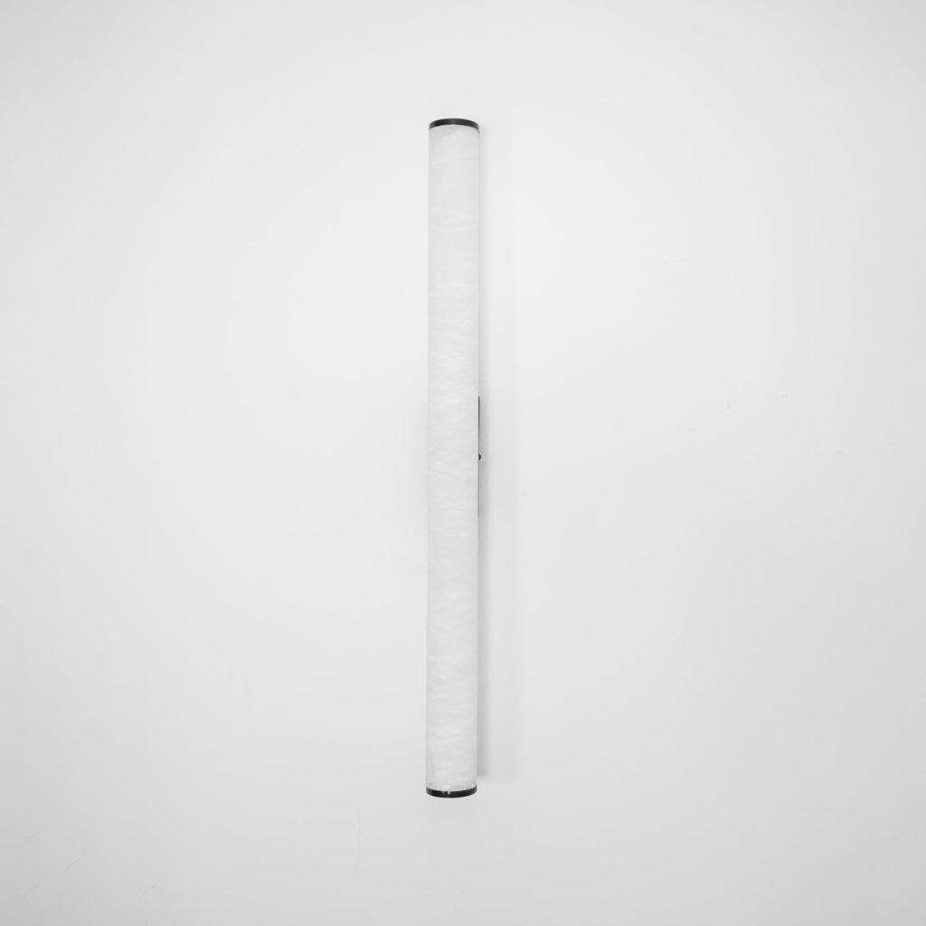 1 Light LED Wall Sconce — Alabaster Tube Shade