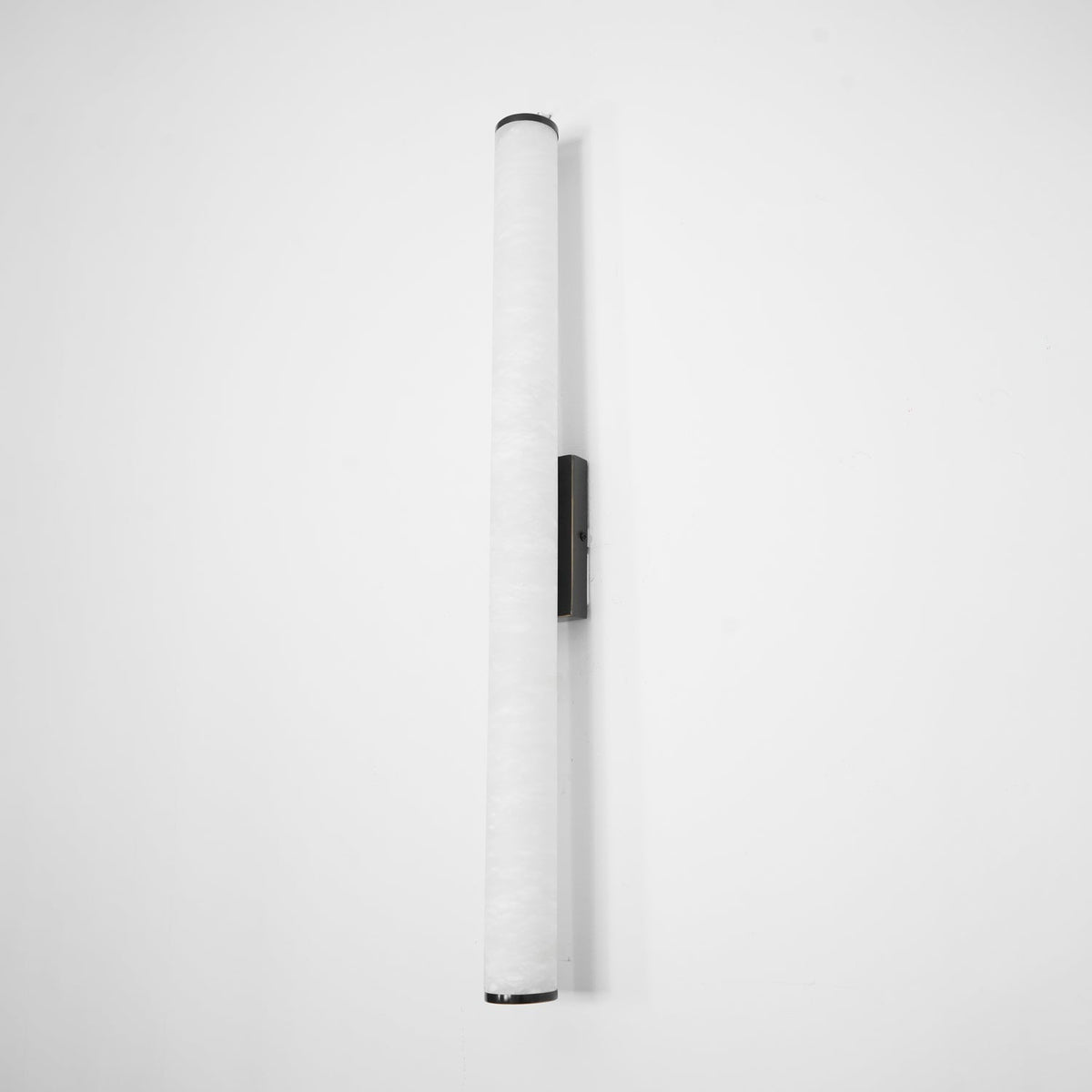 1 Light LED Wall Sconce — Alabaster Tube Shade
